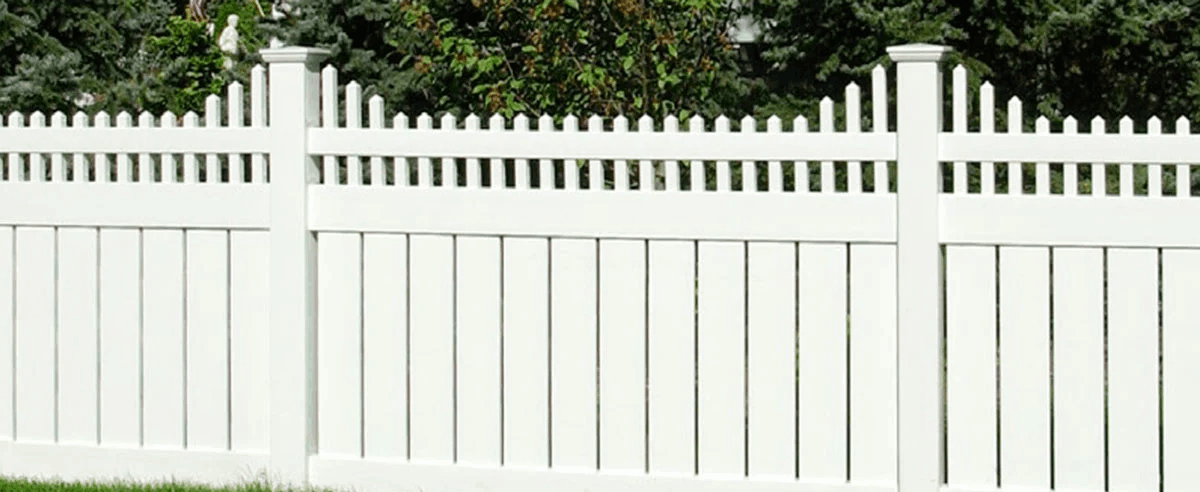 Vinyl White Privacy - Sager Fencing